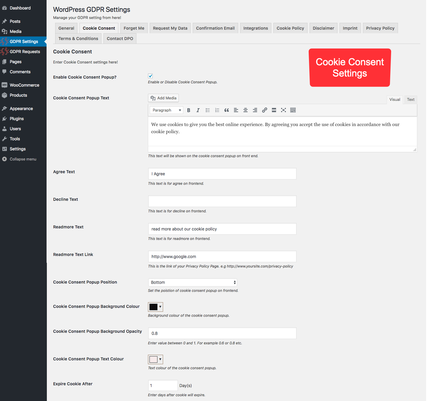 Ultimate GDPR Compliance Plugin für WordPress & WooCommerce - 3